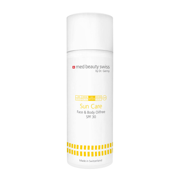 med beauty swiss SunCare Oilfree Face & Body Cream SPF30 150ml